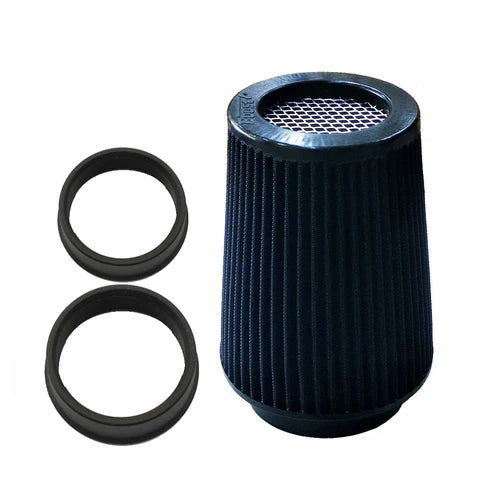 A24-1904-Boost High Flow Universal 3”/3.5”/4” Air Filter 7.5” Height 1418BK