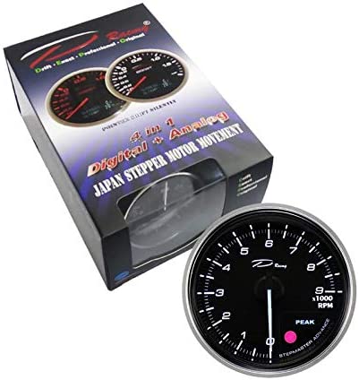 A24-1419-Depo Racing X Series 60mm RPM Meter with Waterproof Sensor Connector