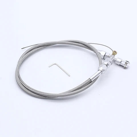 A24-1654-Ls Engine 36" Stainless Steel Braided Throttle Gas Cable 4.8 5.3 5.7 6.0