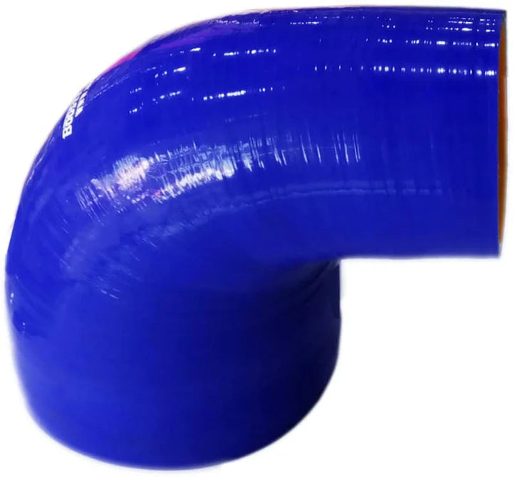 A24-2508-High Quality 5 layer - 90 Degree Elbow Silicone Hose Reducer - 4"X5" - Universal