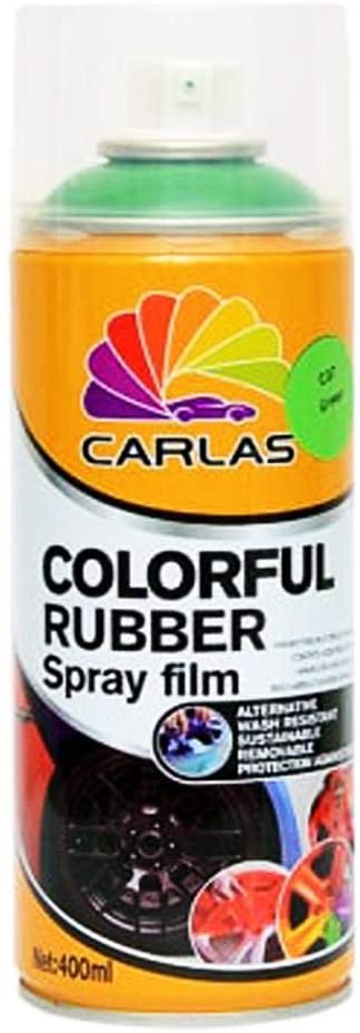 A24-3094-Carlas Colourful Rubber Spray Film-400 ML-C 37 Green