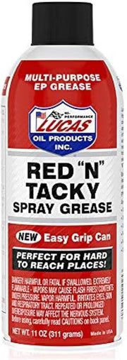 A24-2455-Lucas Oil Red n Take Grease Spray LUC11025, 11 Ounce