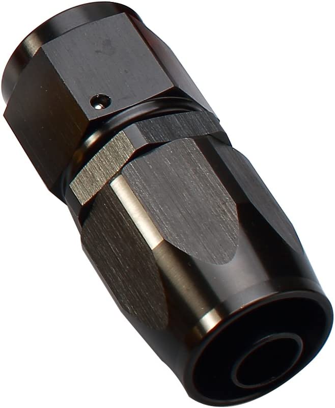 A24-2722-BOOST FITTING REUSABLE SWIVEL HOSE END STRAIGHT AN12 BLACK