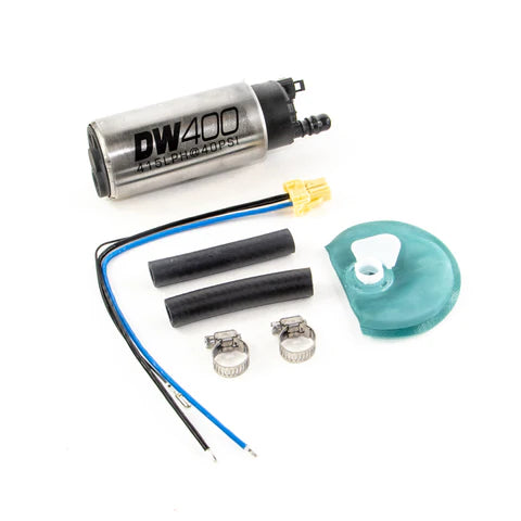 A24-1852-DW400 series, 415lph in-tank fuel pump w /Universal Install Kit.