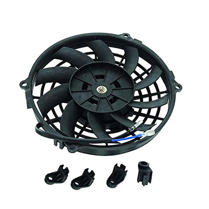 A24-1036-Universal 9″ Radiator And Oil Cooler Cooling Fan 12V 80W