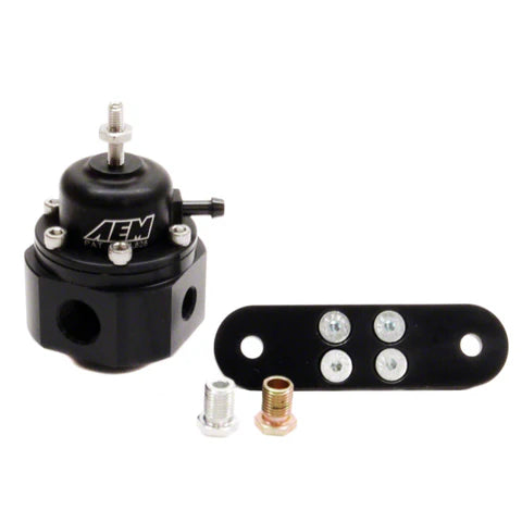 A24-1886-AEM Universal Adjustable Fuel Pressure Regulator 25-302
