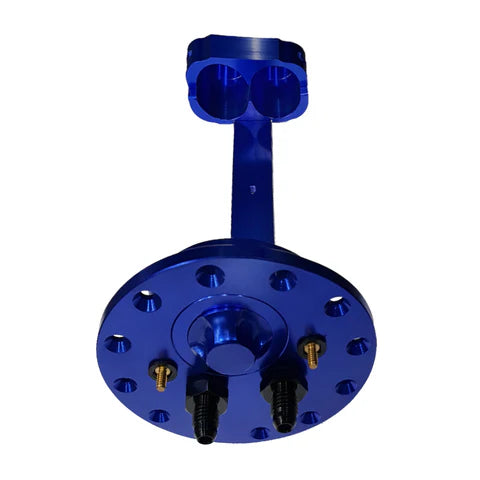 A24-1800-CNC Dual Fuel Pump Carrier Blue