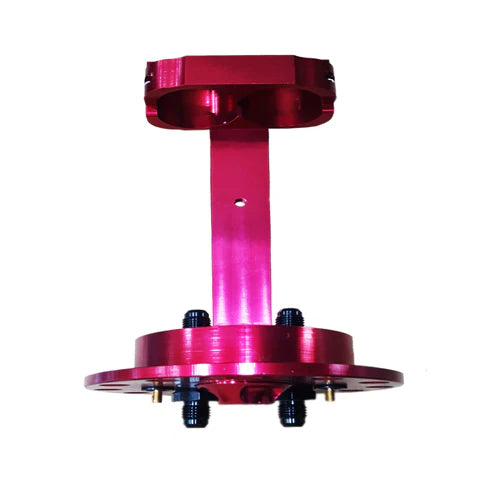A24-1793-CNC Dual Fuel Pump Carrier Red