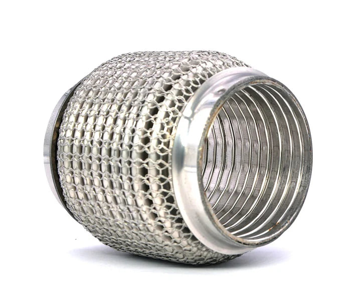 A24-1257-STAINLESS STEEL SUS304 EXHAUST FLEX PIPES TUBE FLEX COUPLER WITH INTERLOCK 3.5 INCH