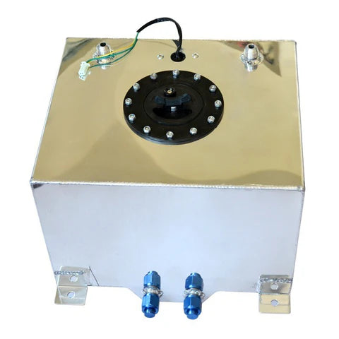 A24-2108-Universal 30 Litre Fuel Surge Tank Swirl Pot System Alloy Aluminum Petrol Cans