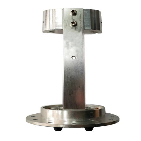 A24-1803-CNC Dual Fuel Pump Carrier Silver