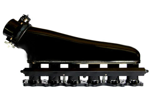 A24-1673-Billet RB25DET Front Facing Intake Manifold, Fuel Rail, and Throttle Body