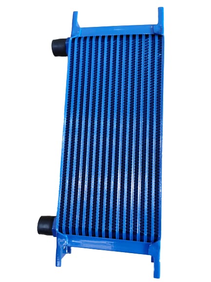 A24-1066-Universal 16 Row -10AN AN-10 AN 10 Engine Transmission Oil Cooler Blue