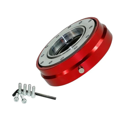 A24-3205-Car Steering Wheel quick release Hub Red