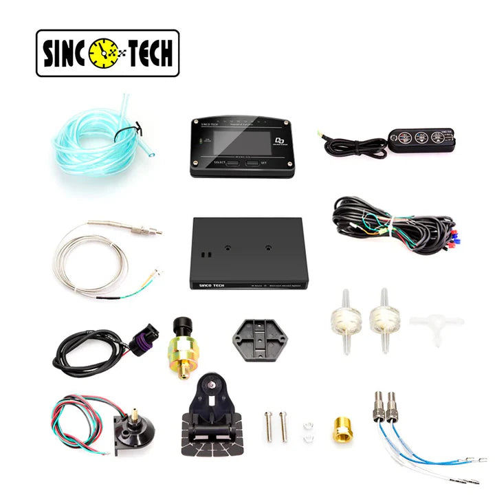 A24-1534-SincoTech Multifunctional Racing Dashboard DO907 Sensor kit Rally Car Race Dashboard Digital Display Gauge Meter Full Sensor Kit