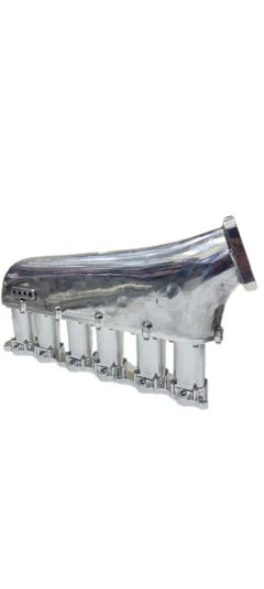 A24-1679-2JZ-GTE BILLET INTAKE MANIFOLD WITHOUT FUEL RAIL SINGLE LINE Silver