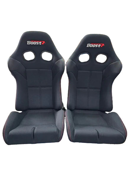 A24-3078-BOOST SEATS Sport Seat Owl - Black c/w U08 Universal Slider