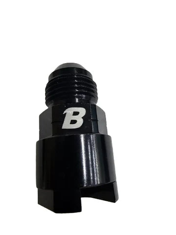 A24-2650-BOOST Performance Quick Disconnect EFI Adapter Fitting -8AN, 3/8" Aluminum