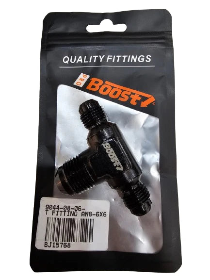 A24-2596-BOOST T FITTING AN8-6X6 Tee Fitting Adapter