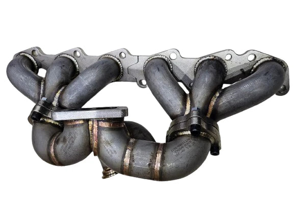 A24-2840-Full Race spec Twin Scroll T4 Stainless Steel Turbo Manifold – Nissan TB48 TWIN WASTEGATE