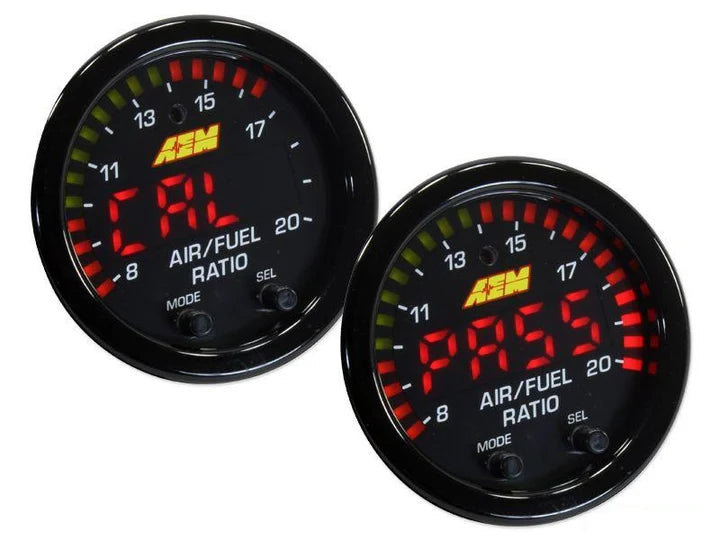 A24-1361-AEM Electronics Black bezel X-Series Wideband UEGO AFR Sensor Controller Gauge 30-0300