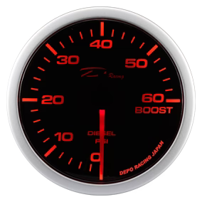 A24-1462-WA6001B-60PSI-Electric 60PSI Boost Gauge