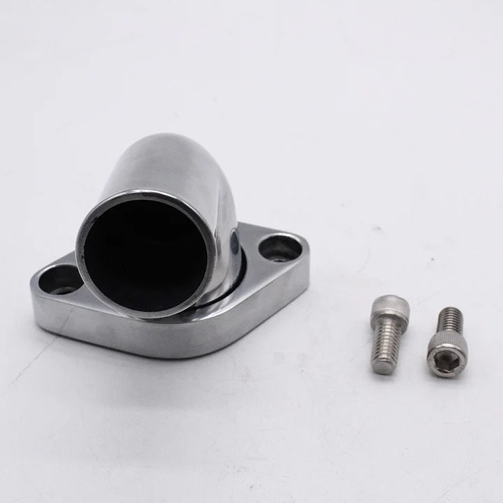 A24-1213-LS-SBC BBC 350 327 350 454 396 45° Swivel Polished Aluminum Thermostat Housing Water Neck