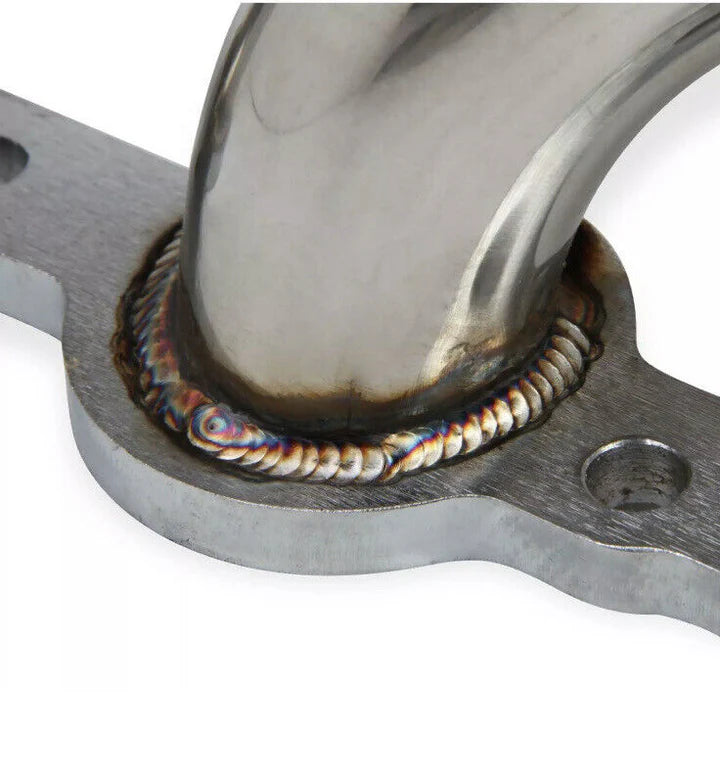 A24-2847-BOOST Up Forward Turbo Headers, Natural Finish, GM LS 4.8/5.3/6.0L