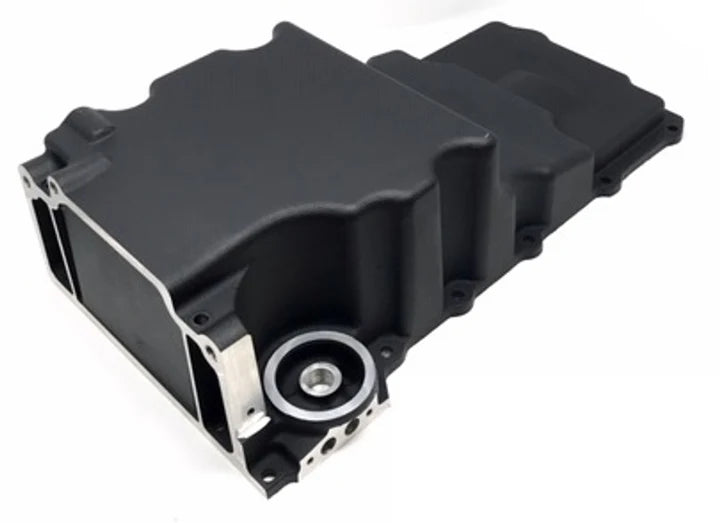 A24-2469-Engine Oil Pan w/ Gasket for Chevrolet LS1 LS2 LS3 LS6 7 quart capacity Rear Black