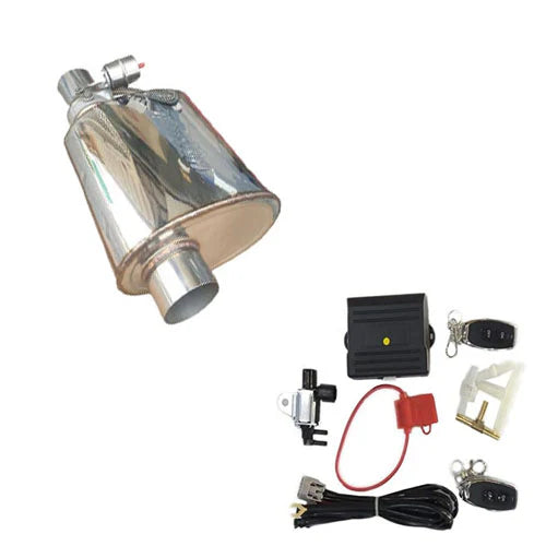 A24-2935-BOOST RACING EXHAUST SYSTEM PERFORMANCE ELECTRONIC VACUUM VALVE MUFFLER
