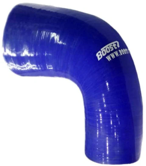 A24-2513-High Quality 5 layer - 90 Degree Elbow Silicone Hose Reducer - 3" By 3.5" - Universal