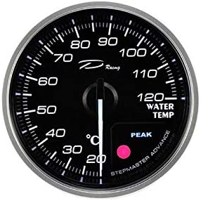 A24-1364-Depo Racing Water Temperature Meter 60mm Peak with Sensor Connector