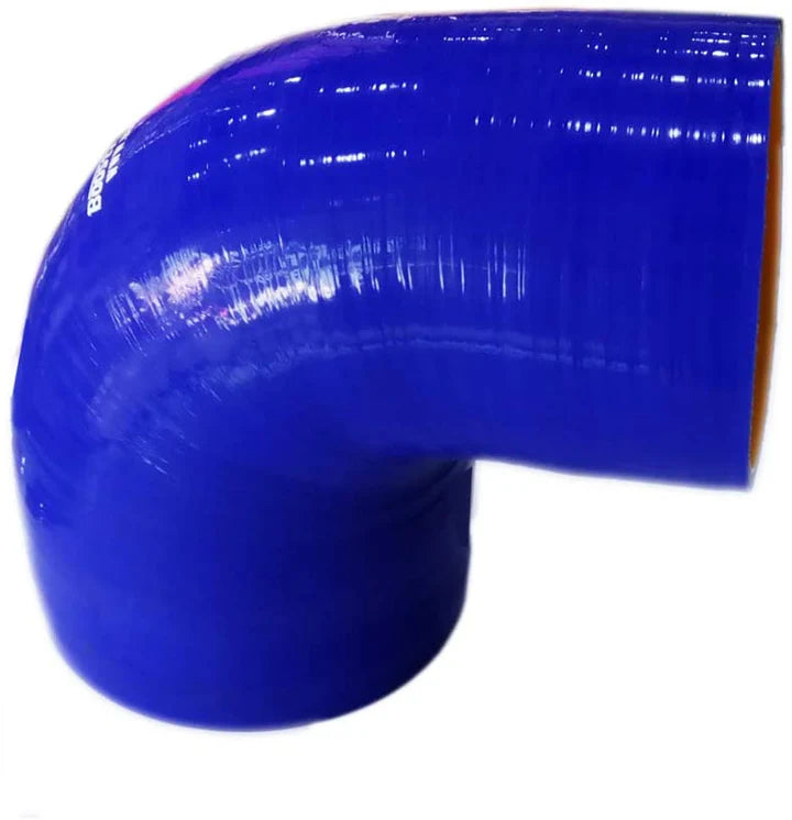 A24-2510-High Quality 5 layer - 90 Degree Elbow Silicone Hose Reducer -3.5"x4.5" - Universal