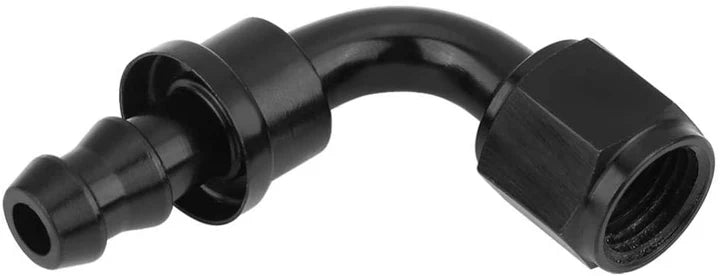 A24-2563-Universal Oil Hose End Fuel Push-On (AN6 90 Degree )