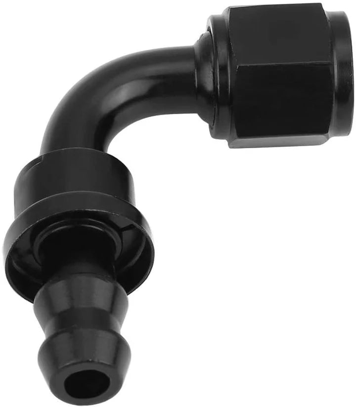 A24-2563-Universal Oil Hose End Fuel Push-On (AN6 90 Degree )
