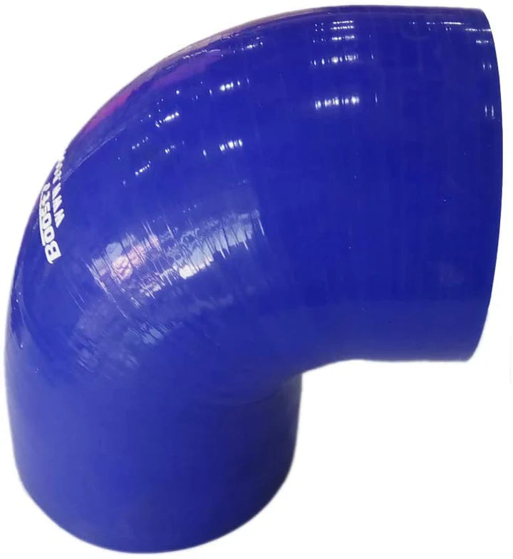 A24-2513-High Quality 5 layer - 90 Degree Elbow Silicone Hose Reducer - 3" By 3.5" - Universal