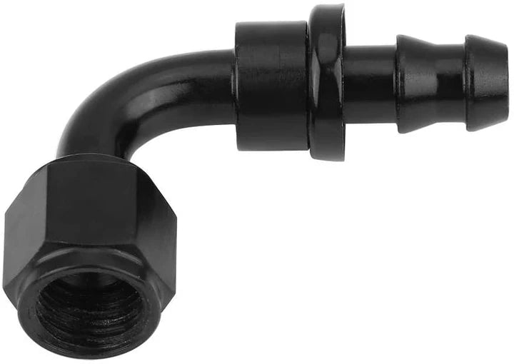 A24-2563-Universal Oil Hose End Fuel Push-On (AN6 90 Degree )