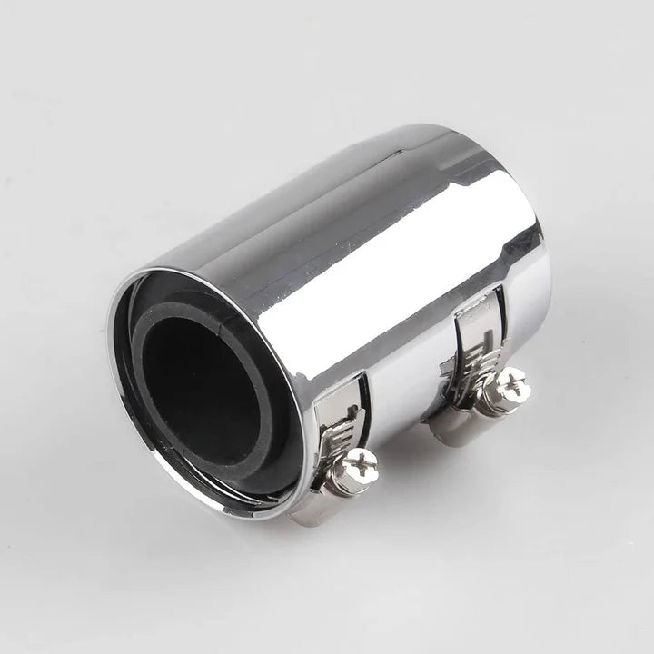 A24-1146-Universal Flexible Upper Lower Radiator Hose Kit Stainless Steel Chrome Caps