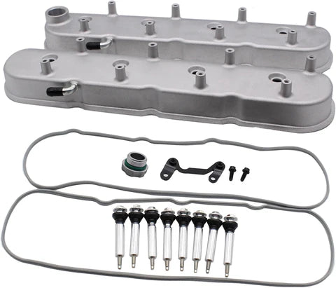 A24-2327-For GM LS Cast Aluminum Tall Valve Covers & Coil Mounts LS1 LS2 LS3 5.3 6.0