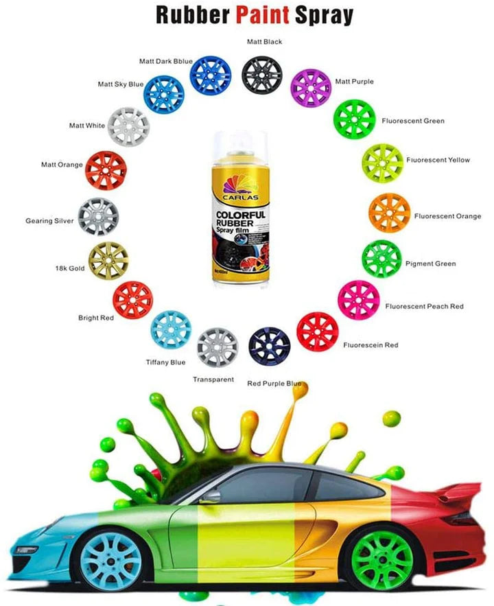 A24-3092-Carlas Colourful Rubber Spray Film-400 ML-C 40 White