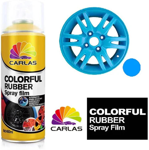 A24-3093-Carlas Removable Rubber Spray Paint Film Coating - Sky Blue - Alloy Wheels Panel