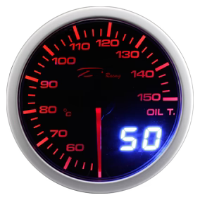 A24-1384-DEPO WA6047BLED-Electric Oil Temp Gauge