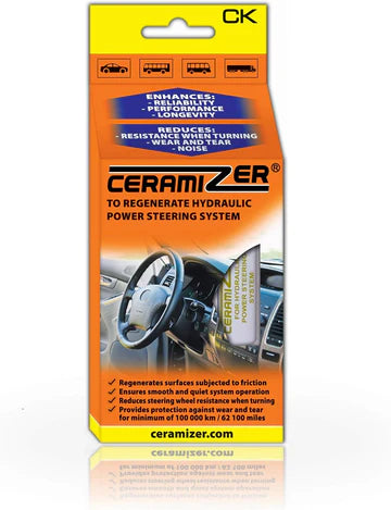 A24-2443-Ceramizer CK - Ceramic Additive For Hydraulic Power Steering System - Regenerator Of Surfaces Subjected To Friction - Reduces The Coefficient Of Friction - Innovation Lubricant In A Small Syringe