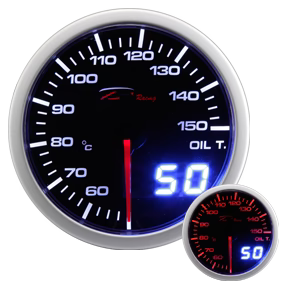 A24-1384-DEPO WA6047BLED-Electric Oil Temp Gauge
