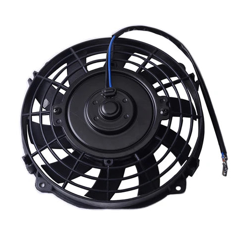 A24-1036-Universal 9″ Radiator And Oil Cooler Cooling Fan 12V 80W