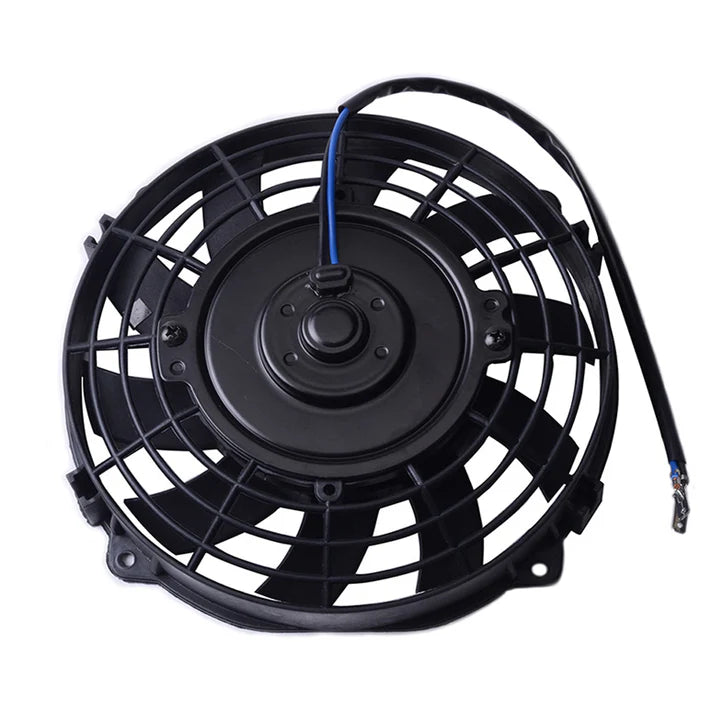 A24-1036-Universal 9″ Radiator And Oil Cooler Cooling Fan 12V 80W