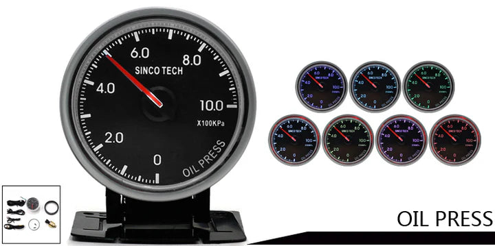 A24-1382-60MM LED DISPLAY 7 COLOR HIGH SPEED STEPPER MOTOR GAUGE
