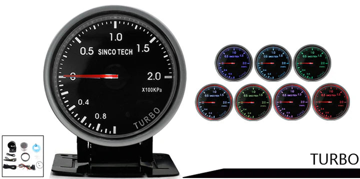 A24-1414-60MM LED DISPLAY 7 COLOR HIGH SPEED STEPPER MOTOR GAUGE