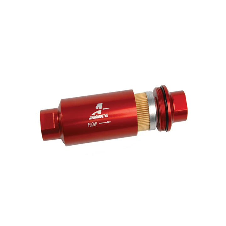 A24-1813-Aeromotive 10 Micron Fuel Filter with -10 AN Ports 12301