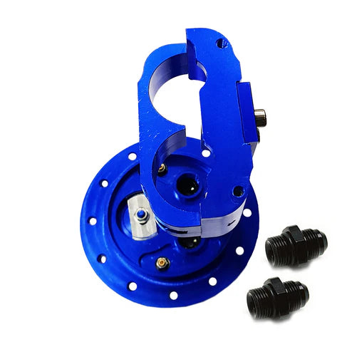 A24-1800-CNC Dual Fuel Pump Carrier Blue